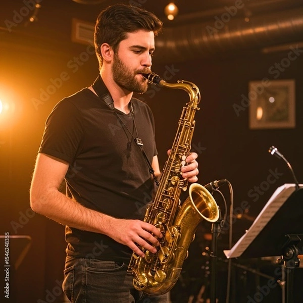 Obraz Tocando Saxofone 01