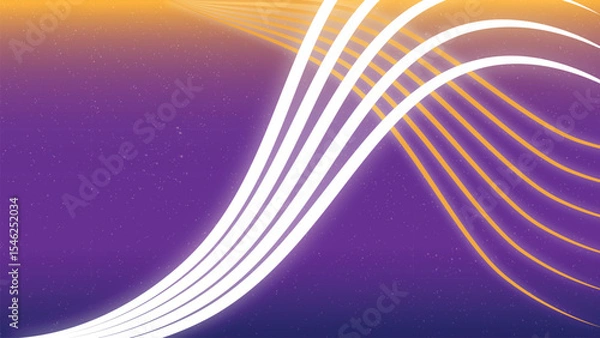 Fototapeta Abstract sky like design with intersecting curved lines