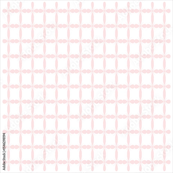 Obraz Repeating Floral Arrangement in Pastel Pink seamless pink pattern