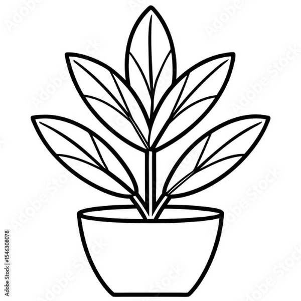 Obraz Tiny Sprout Line Art Icons