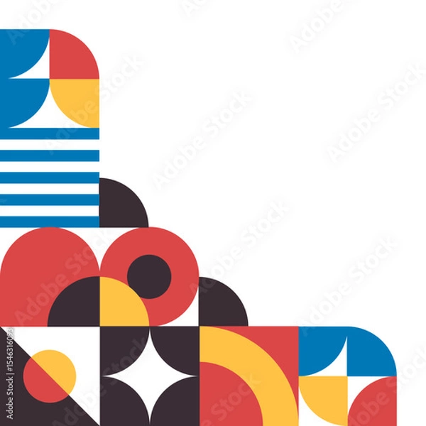 Fototapeta Bauhaus Shape Corner