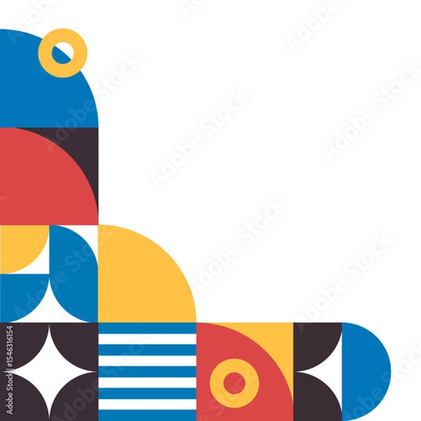 Fototapeta Bauhaus Shape Corner