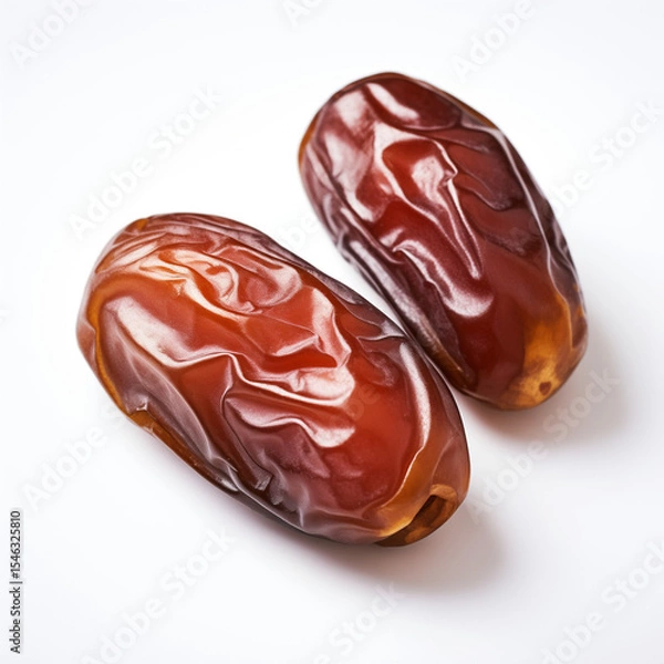 Obraz dates on white background