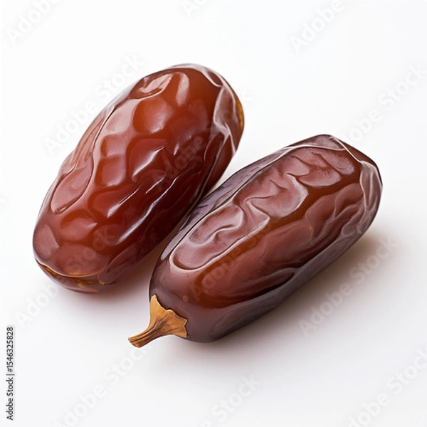 Obraz dates on white background