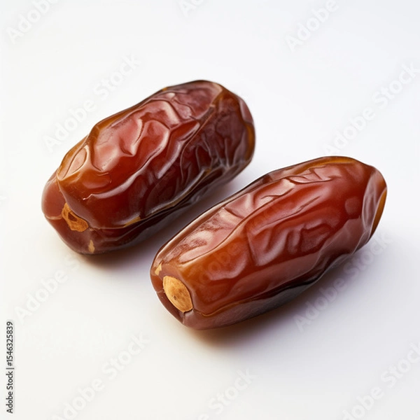 Obraz dates on white background