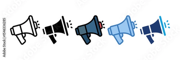 Fototapeta Megaphone Icon Element For Design