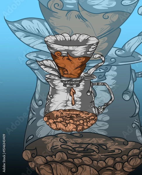 Obraz Kopi V60 Art