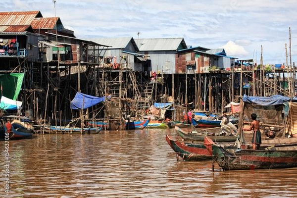 Obraz wieś na palach 2 Kampong Phluk