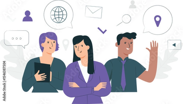 Obraz Vector illlustrations