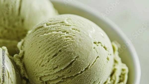 Obraz ice cream with mint