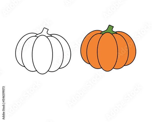 Obraz pumpkin vector 