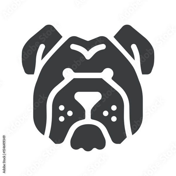 Obraz Bulldog Icon