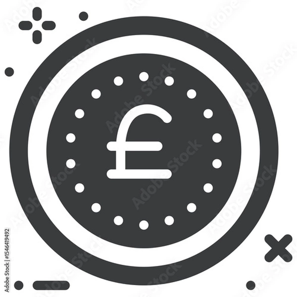 Obraz British Pound Icon