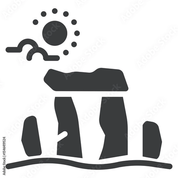 Obraz Stonehenge Icon