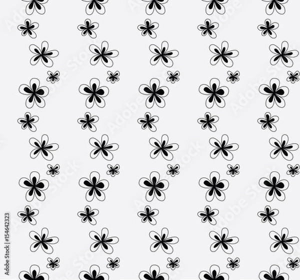 Fototapeta Floral seamless pattern