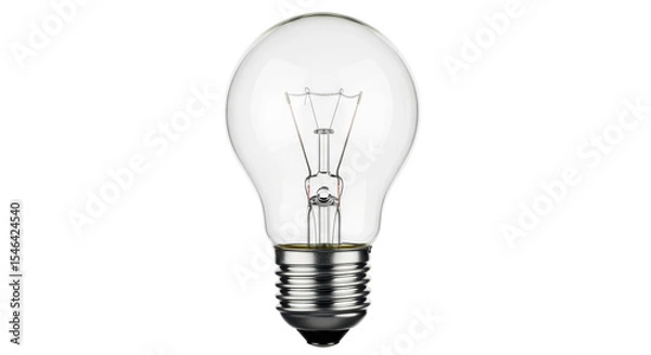Fototapeta Isolated Light Bulb