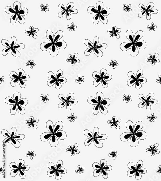 Fototapeta Floral seamless pattern