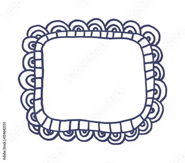 Fototapeta hand drawn frame