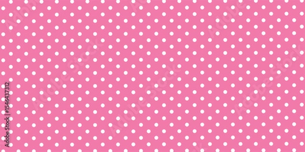 Obraz White polka dot background pattern