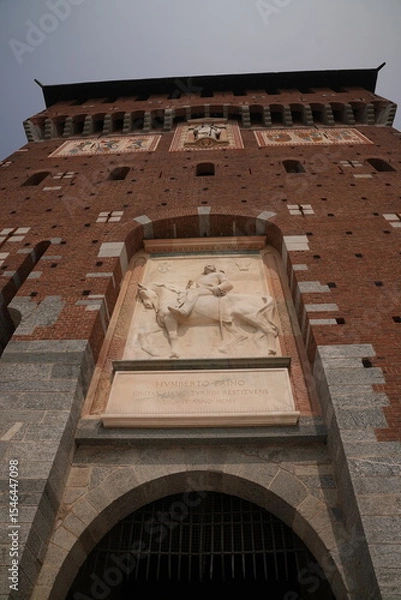 Obraz Italian brick castle