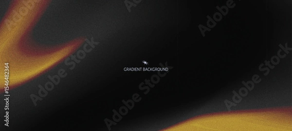Fototapeta Abstract dark and light gradient background with soft curved light and dark contrast grainy texture