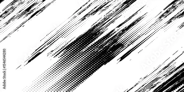 Fototapeta Tire tread marks, wheel textures, tire marks - car racing, motocross, drift, rally, off-road and others. Vector black isolated texture in grunge style
