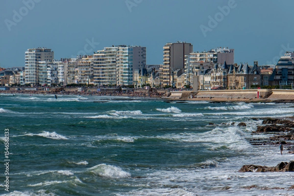 Obraz vue des Sables d'Olonne en Vendée