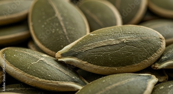 Obraz Close-up of Roasted Pumpkin Seeds