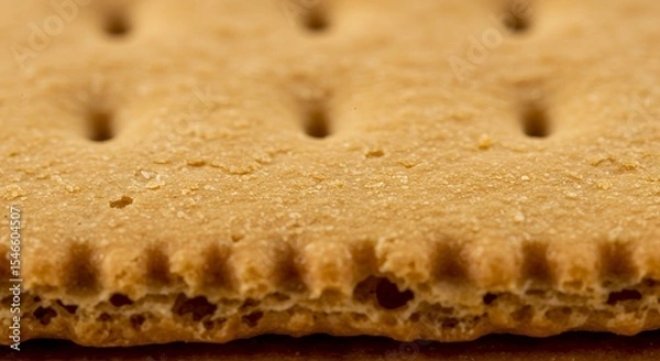 Obraz Close-up of a Golden Brown Cracker