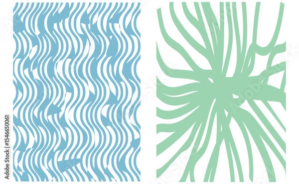 Fototapeta Groovy hippie 70s backgrounds. Waves, swirl, twirl pattern. Twisted and distorted vector texture in trendy retro psychedelic style. 