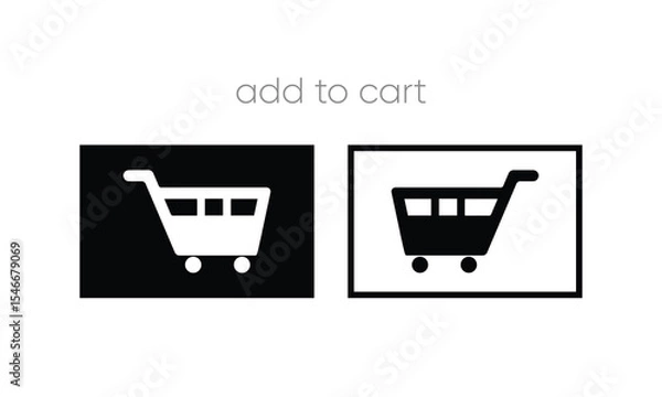 Obraz incredible shopping cart icon vector. cart shopping icon. cart icon
