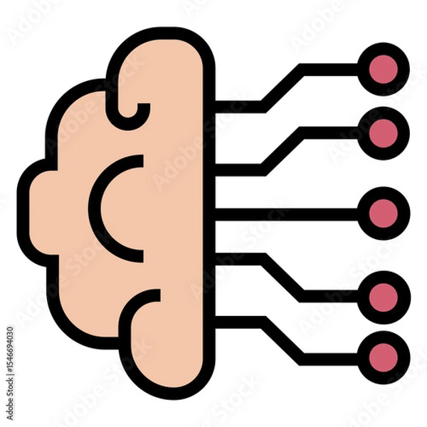 Fototapeta AI vector icon