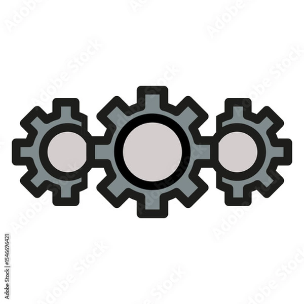 Fototapeta automation vector icon