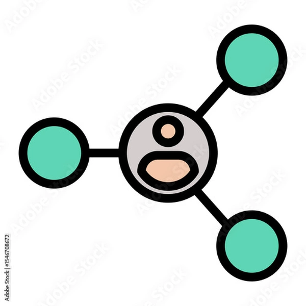 Fototapeta connection vector icon