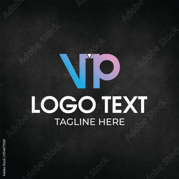 Obraz VP logo design