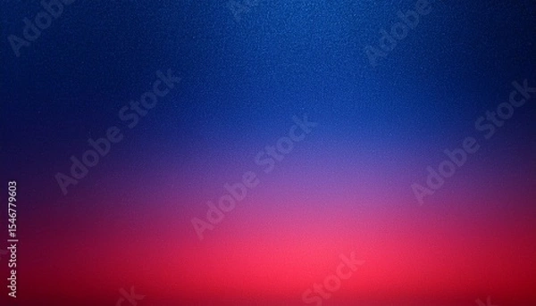 Obraz dark blue red color gradient ombre blend abstract noise grain background