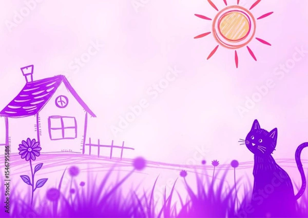 Obraz spring landscape with flowers