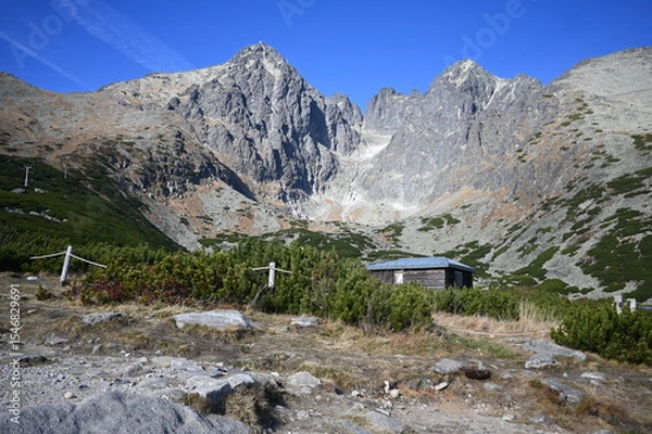 Obraz Tatry, góry w Polsce i na Słowacji, widok górski - treking