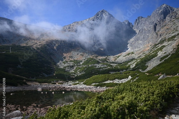 Obraz Tatry, góry w Polsce i na Słowacji, widok górski - treking