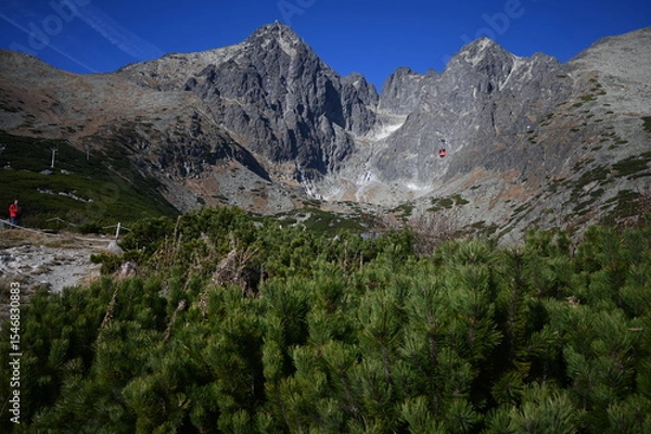 Obraz Tatry, góry w Polsce i na Słowacji, widok górski - treking