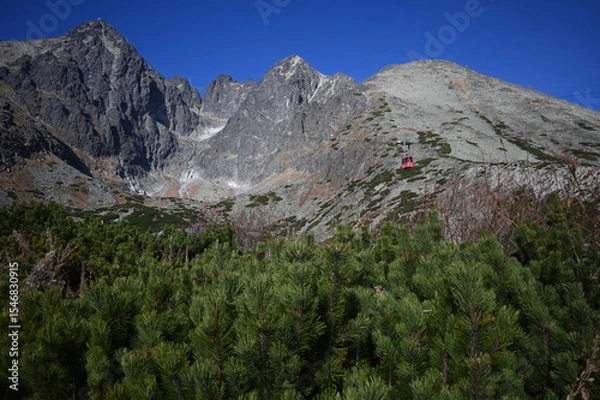 Obraz Tatry, góry w Polsce i na Słowacji, widok górski - treking