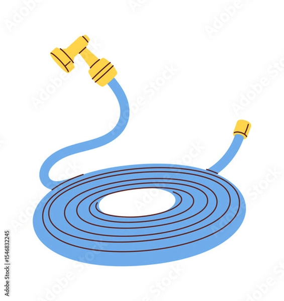 Obraz Watering hose hand drawn tool