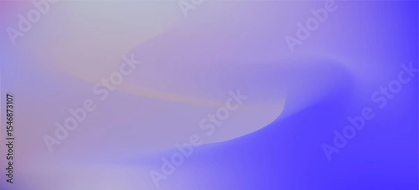 Fototapeta Airy and delicate abstract vector background with lavender, periwinkle, and pastel blue tones. Soft waves and smooth mesh create a dreamy look for fluid graphic design, liquid banner, 3d cover