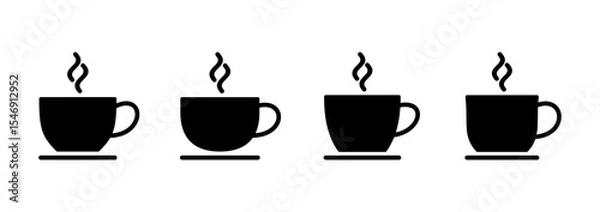 Obraz coffee cup icon vector. cup a coffee sign and symbol