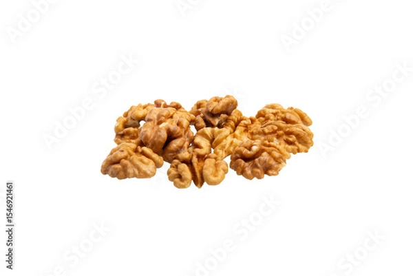 Obraz Walnut kernels – PNG, front view, isolated on transparent background