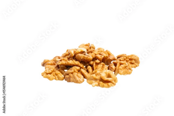 Obraz Walnut kernels – PNG, front view, isolated on transparent background