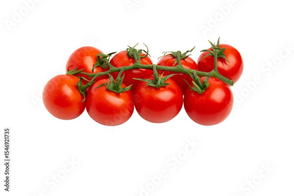 Obraz Vine tomatoes – PNG, front view, isolated on transparent background