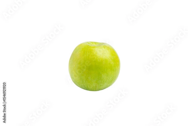 Obraz Green apple – PNG, front view, isolated on transparent background