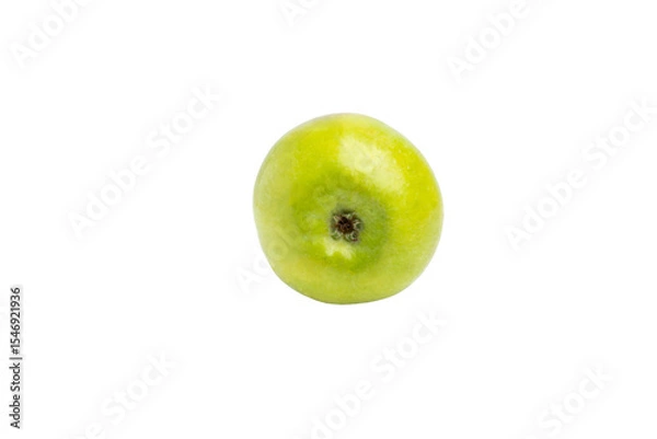 Obraz Green apple – PNG, front view, isolated on transparent background