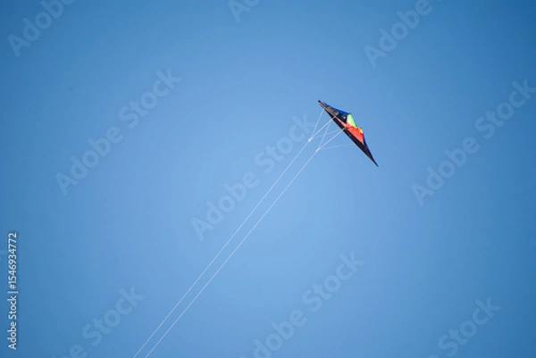 Obraz Cometa en cielo azul